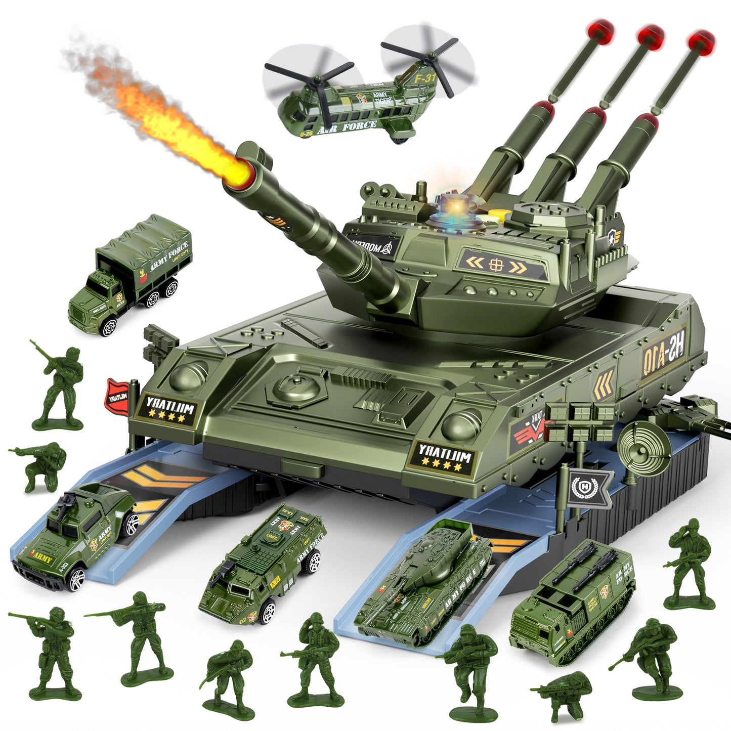 Army Tank Toys for Boys 3 4 5 6 7 8 Years Old
