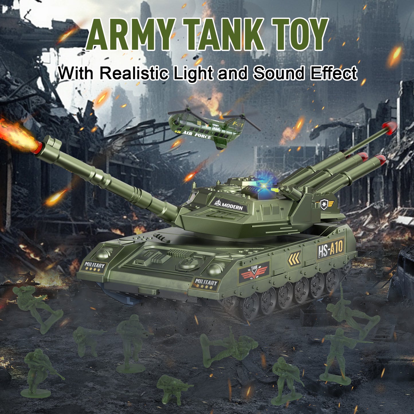 Army Tank Toys for Boys 3 4 5 6 7 8 Years Old