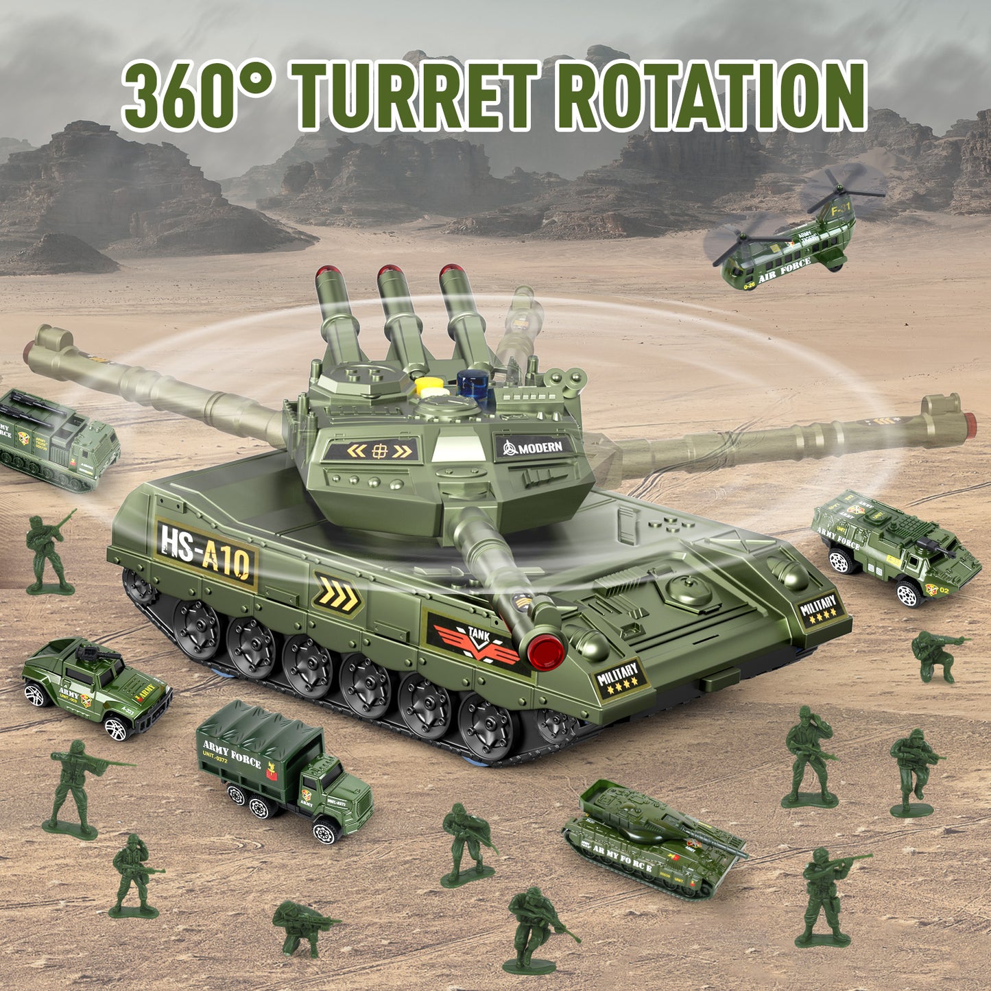 Army Tank Toys for Boys 3 4 5 6 7 8 Years Old